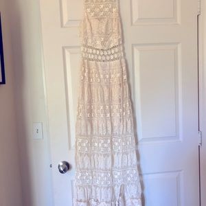 Maxi cream dress